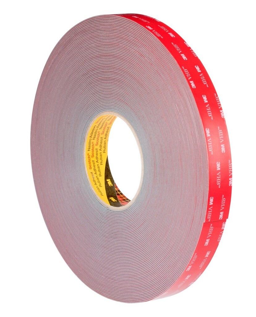 VHB montagetape GPH-060GF (grijs) 12 mm x 33 m 0,6 mm