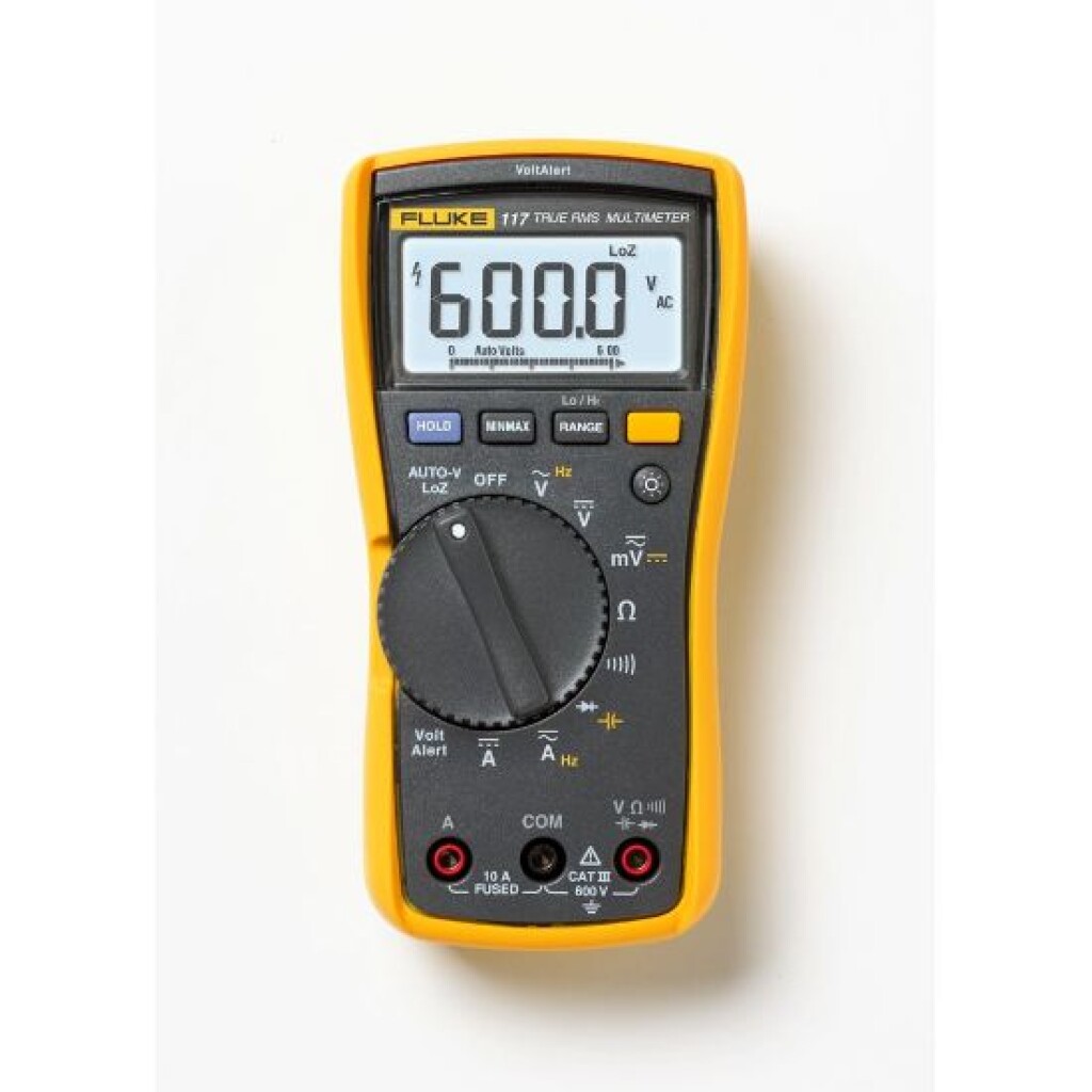 FLUKE-117 EUR Fluke True-TRMS Digitale multimeter met meetsnoeren