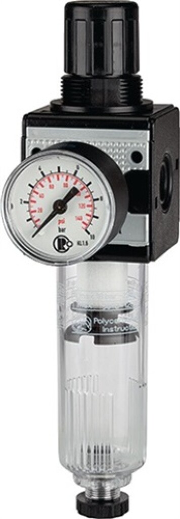 RIEGLER Filtreerregelaar MULTIFIX BG III G 1/2 inch schroefdraad mm 19,17 0,5-10 bar 3500 l/min