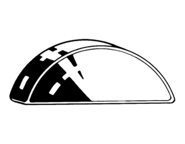 Halfronde schijfspieën