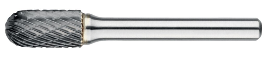 41.530.1204 Phantom HM Stiftfrees 12x25x6x70mm 4-DIAMOND Model C cilindrisch met ronde kop, ongecoat met cilindrische schat 6mm