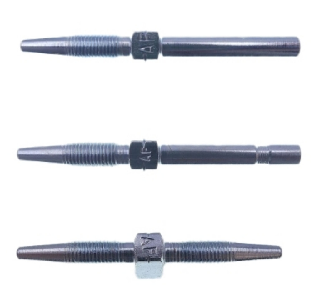 Buispen recht, rond 4x20mm staal