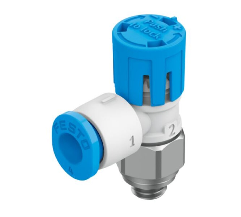 VFOE-LE-T-M5-Q4 Festo 8068723 Smoorventiel met terugslagklep