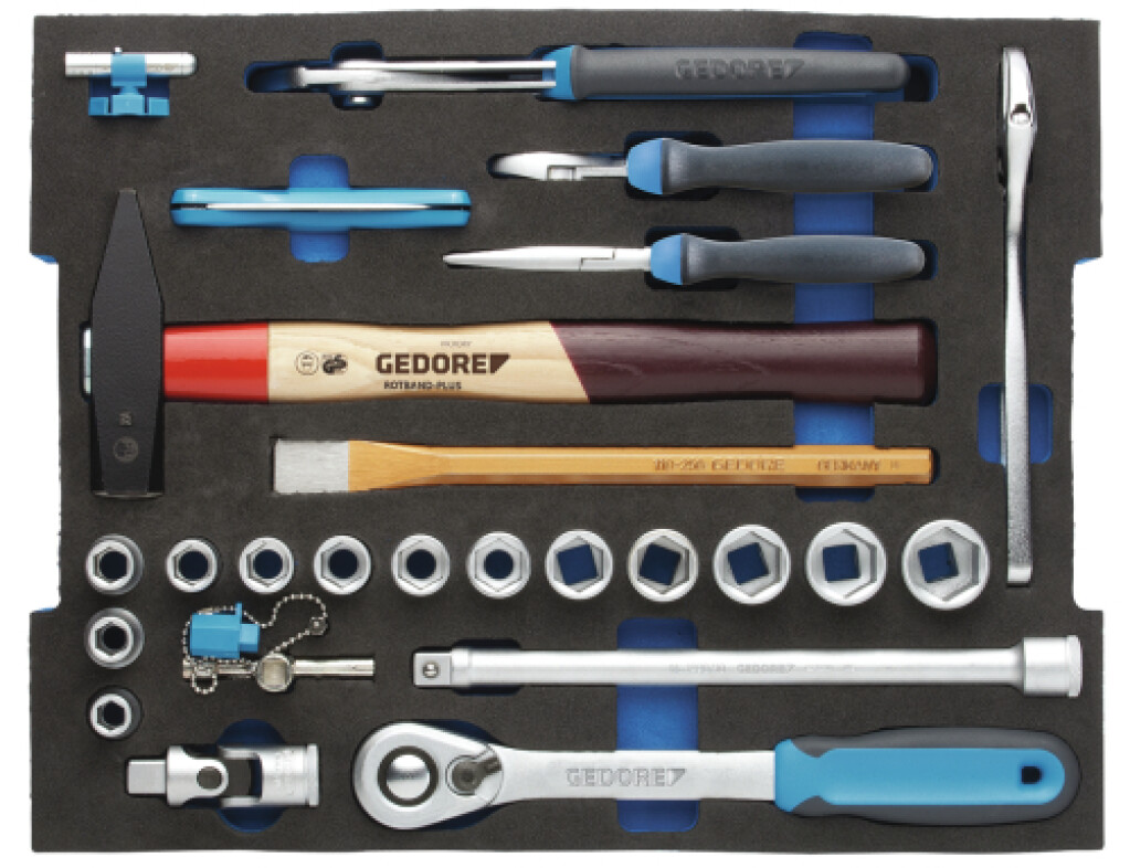 Assortiment tbv werklieden in 2/2 check tool module tbv L-boxx 136 26delig 1100-01